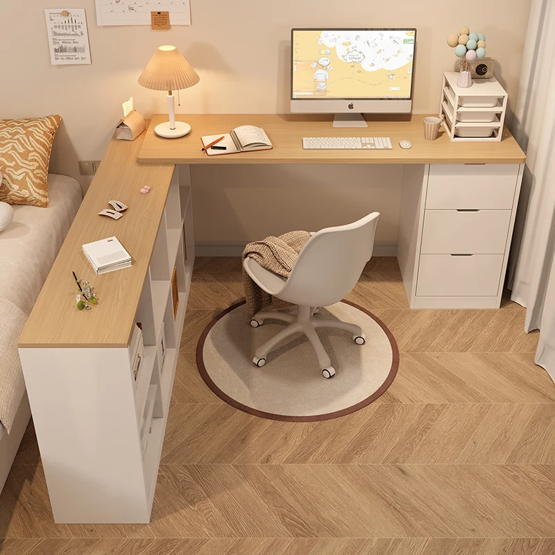 Corner desk integrated storage cabinet cream wind bedroom bedside table study table small apartment children's bookshelf locker
Corner desk integrated storage cabinet cream wind bedroom bedside table study table small apartment children's bookshelf locker