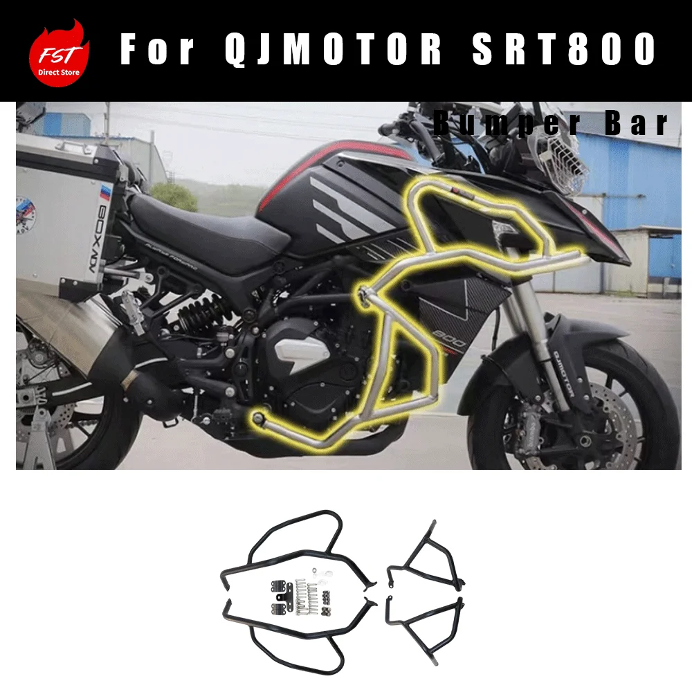 Full Upper & Lower Surround Crash Bars, Tank Anti-Crash Guards, Engine Protection Bars Modification for QJMOTOR SRT800
Full Upper & Lower Surround Crash Bars, Tank Anti-Crash Guards, Engine Protection Bars Modification for QJMOTOR SRT800