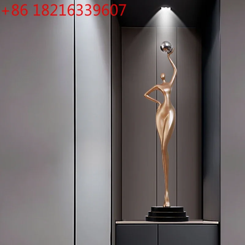 Entrance niche vertical height ornament TV cabinet aisle living room floor humanoid sculpture soft decoration
Entrance niche vertical height ornament TV cabinet aisle living room floor humanoid sculpture soft decoration