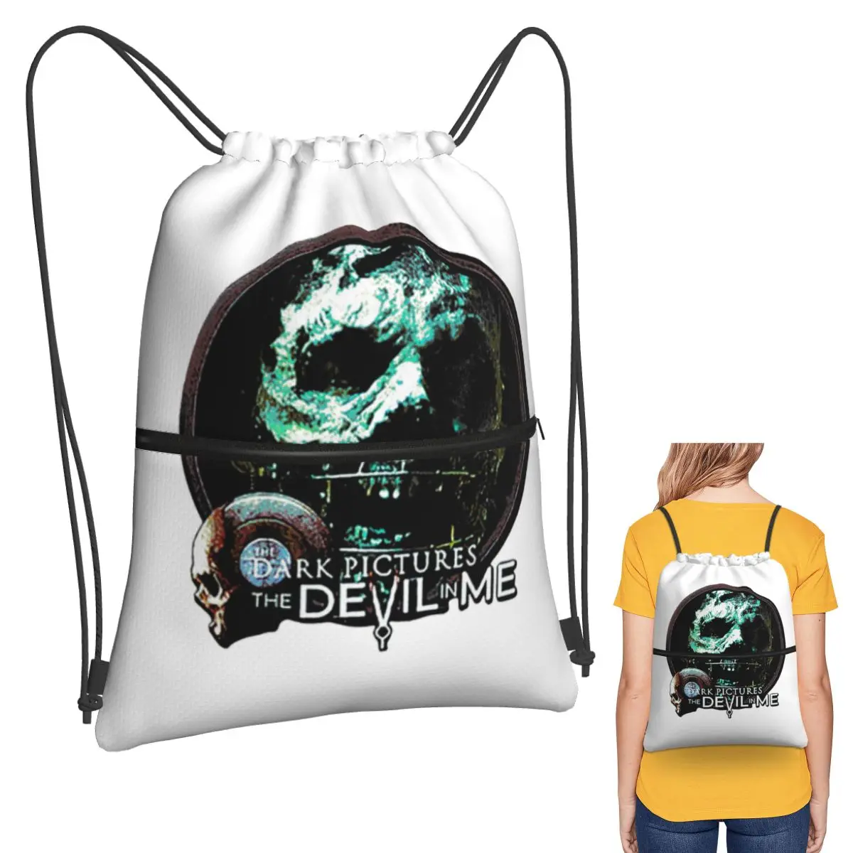 The Dark Pictures Anthology Game Backpacks Portable Drawstring Bags Sports Bag Book Bags for Man Woman Students
The Dark Pictures Anthology Game Backpacks Portable Drawstring Bags Sports Bag Book Bags for Man Woman Students