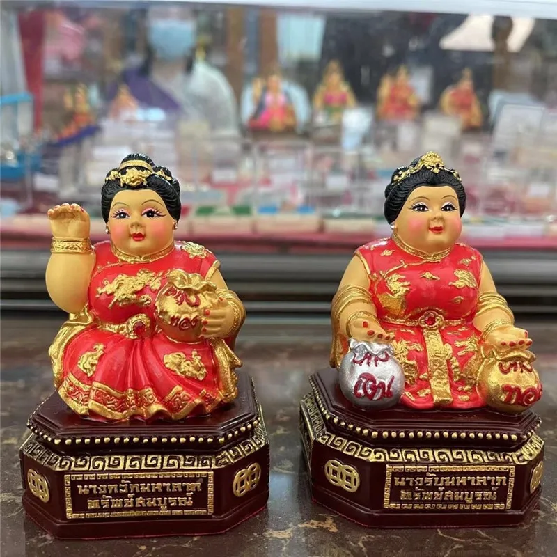 Thailand Women God Figurine Colored Plated Resin Home Putting Collective Wealth Statue
Thailand Women God Figurine Colored Plated Resin Home Putting Collective Wealth Statue