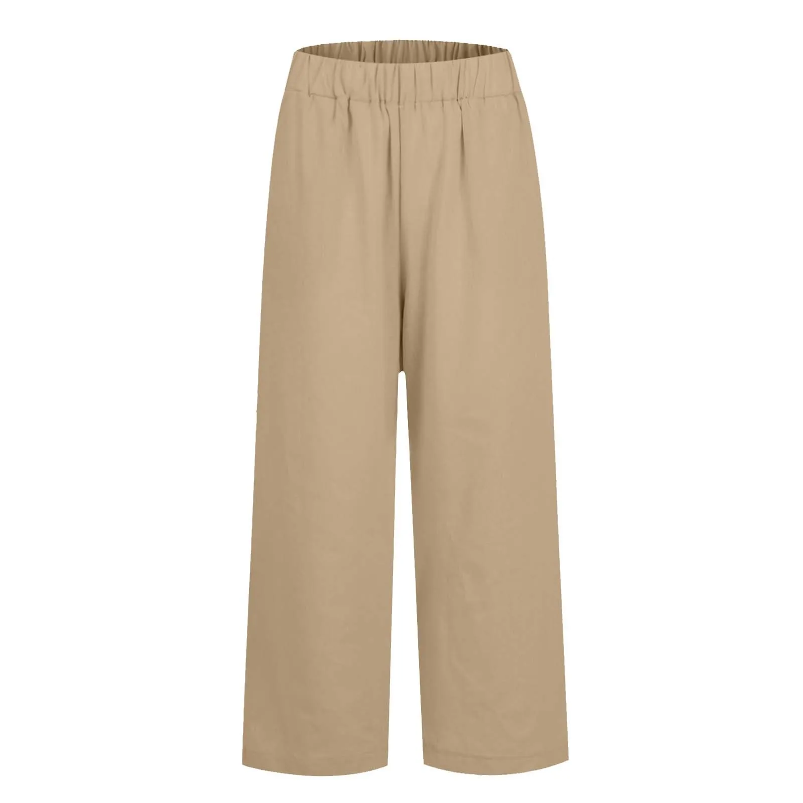 Women's Fashion Solid Color Minimalism Loose Elastic Waist Straight Pocket Casual Trousers Casual And Versatile Wide Leg Pants
Women's Fashion Solid Color Minimalism Loose Elastic Waist Straight Pocket Casual Trousers Casual And Versatile Wide Leg Pants