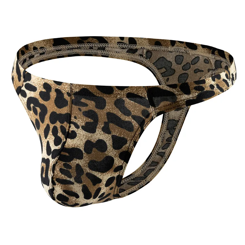 Men's Leopard Print Low-Rise T-back Thong Sexy Breathable Underwear Ultra-Soft Comfort Gay Erotic U Convex Pouch T Back G-string
Men's Leopard Print Low-Rise T-back Thong Sexy Breathable Underwear Ultra-Soft Comfort Gay Erotic U Convex Pouch T Back G-string