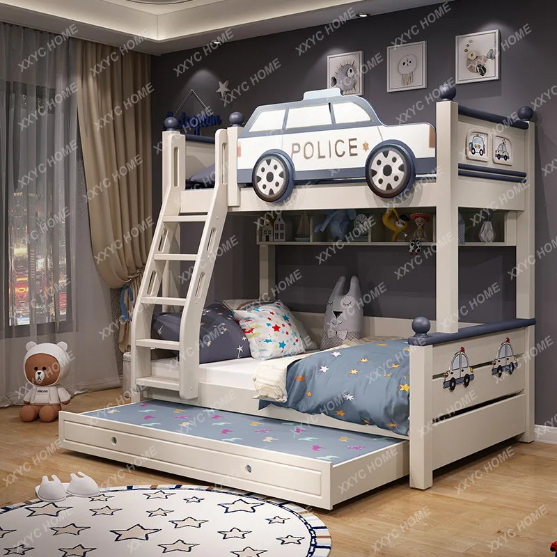 NN All solid wood children's upper and lower double-layer high and low child and mother bed car upper and lower bunk slides
NN All solid wood children's upper and lower double-layer high and low child and mother bed car upper and lower bunk slides