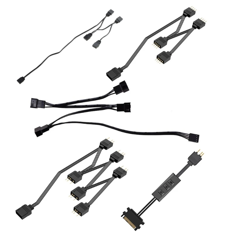 E9LB Series 5V 3-контактный удлинительный кабель ARGB 1–4/1–6 разветвитель RGB ARGB Light
E9LB Series 5V 3-контактный удлинительный кабель ARGB 1–4/1–6 разветвитель RGB ARGB Light