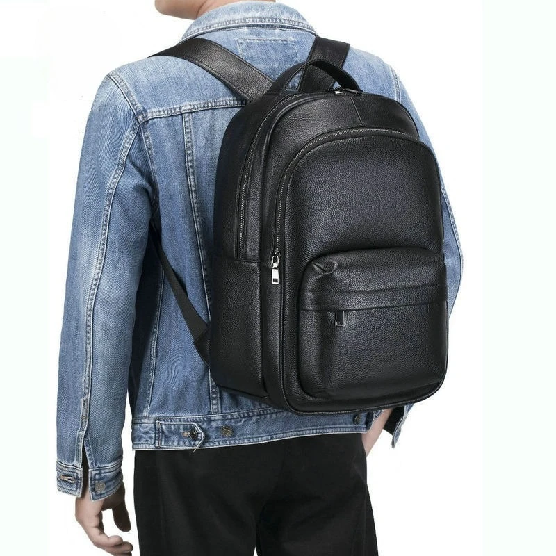 New Brand 100% Genuine Leather Men Backpacks Fashion Real Natural Leather Student Backpack Boy Luxury Business Laptop School Bag
New Brand 100% Genuine Leather Men Backpacks Fashion Real Natural Leather Student Backpack Boy Luxury Business Laptop School Bag
