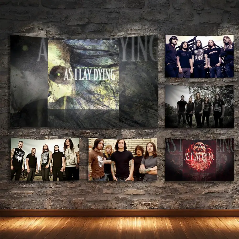 AS I L-LAY D-DYING Rock Tapestry Custom Living Bedroom Party Dormitory interior Wall bohemian Decoration Attached clip
AS I L-LAY D-DYING Rock Tapestry Custom Living Bedroom Party Dormitory interior Wall bohemian Decoration Attached clip
