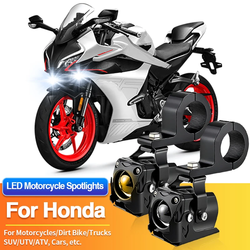 1/2PCS Universal Motorcycles Headlight LED Fog Light Dual Color Spotlights for Honda CBR300R/CBR500R/CBR600RR/CBR650R/CBR1000RR
1/2PCS Universal Motorcycles Headlight LED Fog Light Dual Color Spotlights for Honda CBR300R/CBR500R/CBR600RR/CBR650R/CBR1000RR