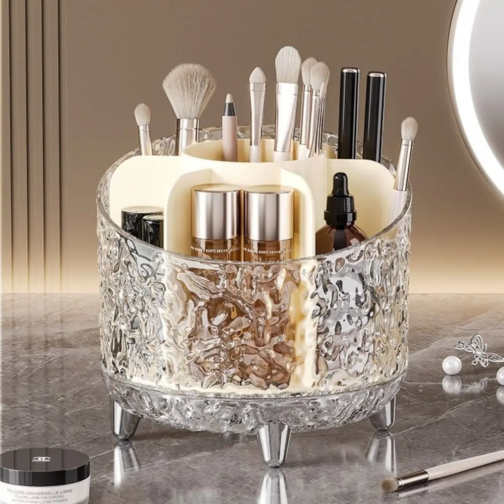 360° Rotating Makeup Brush Storage Box INS Glacier Pattern Makeup Brush Holder Multi Function Compartment
360° Rotating Makeup Brush Storage Box INS Glacier Pattern Makeup Brush Holder Multi Function Compartment