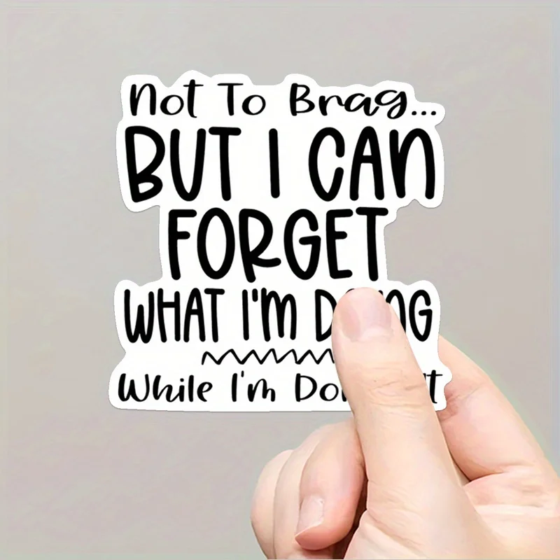 1Piece Funny"Forget What I'm Doing"Vinyl Car Stickers-Durable Exterior Accessories Self-adhesive One-time Watertight Car Sticker 
1Piece Funny"Forget What I'm Doing"Vinyl Car Stickers-Durable Exterior Accessories Self-adhesive One-time Watertight Car Sticker