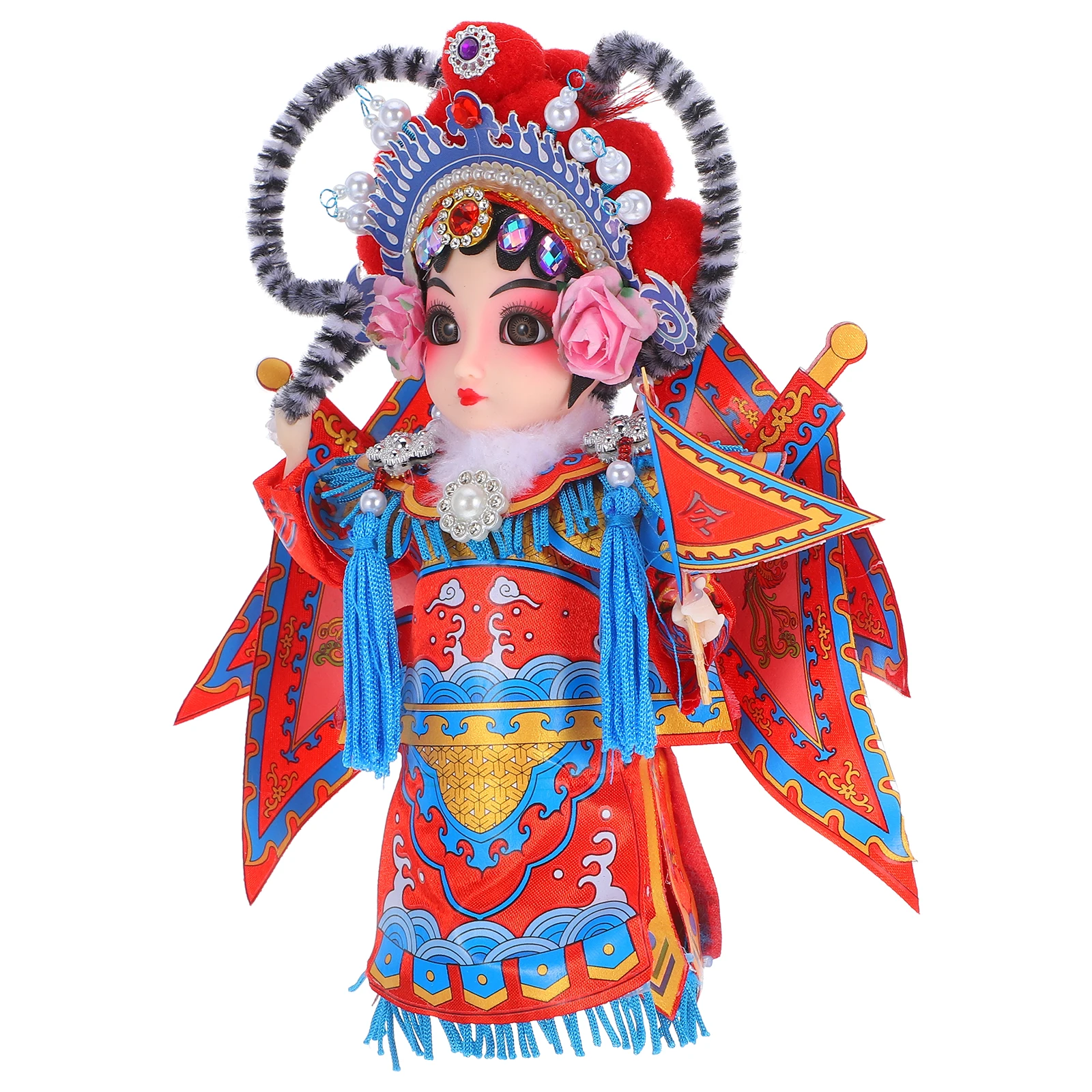 Peking Opera Silk Figurine Red Rose Home Decor Soft Rubber Chinese Collectibles Traditional Gifts
Peking Opera Silk Figurine Red Rose Home Decor Soft Rubber Chinese Collectibles Traditional Gifts