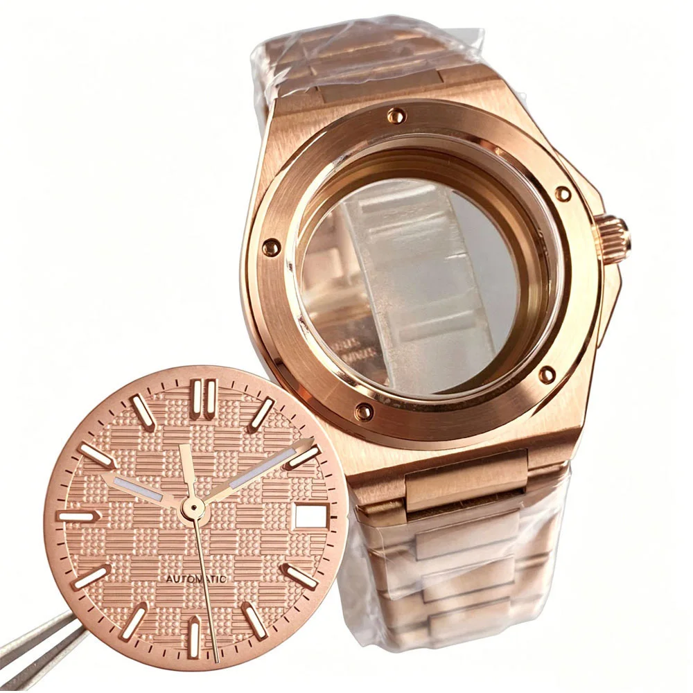 Rose Gold Coating NH35A Ingenieur Watch Case 40mm for NH36 NH38 NH70/71/72 4R35/36 for NH35 Men's Watch 100m Waterproof Sapphire
Rose Gold Coating NH35A Ingenieur Watch Case 40mm for NH36 NH38 NH70/71/72 4R35/36 for NH35 Men's Watch 100m Waterproof Sapphire