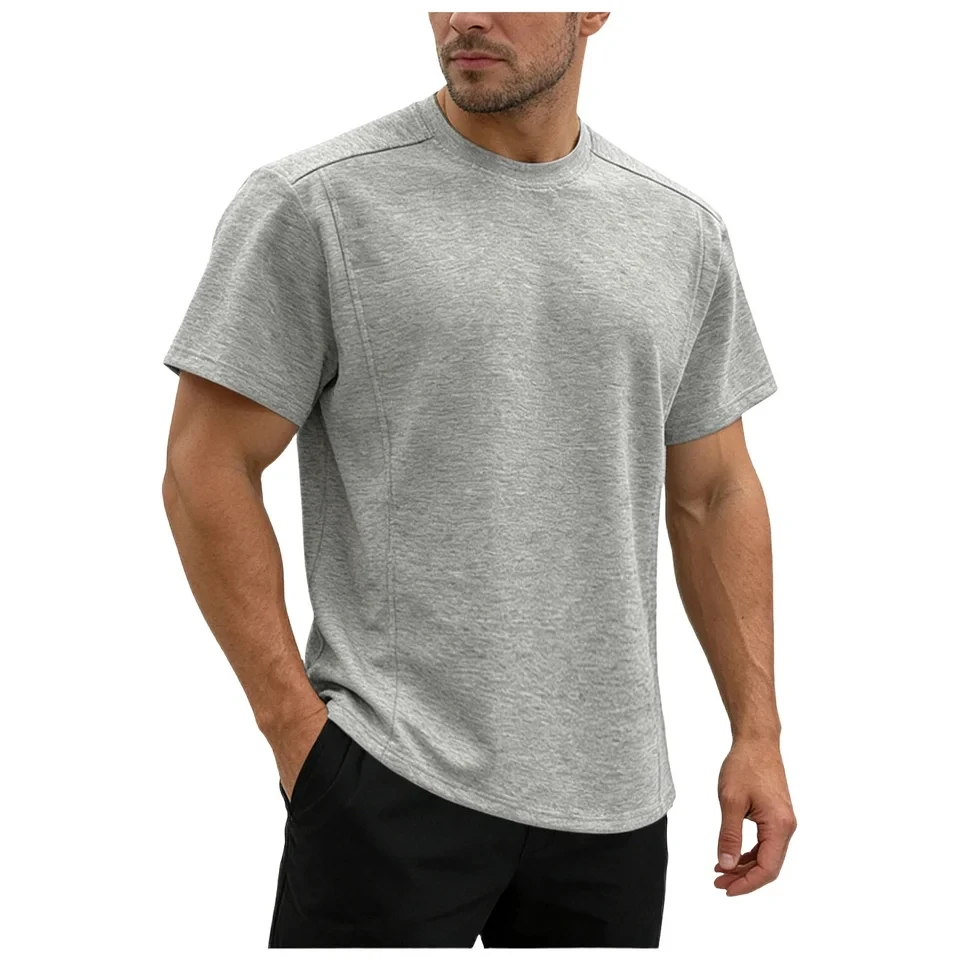 Summer Short Sleeve T-Shirt Men's Athletic Tops Gym Training T Shirts Streetwear Casual Sports Workout Top Fitness Running Tee
Summer Short Sleeve T-Shirt Men's Athletic Tops Gym Training T Shirts Streetwear Casual Sports Workout Top Fitness Running Tee