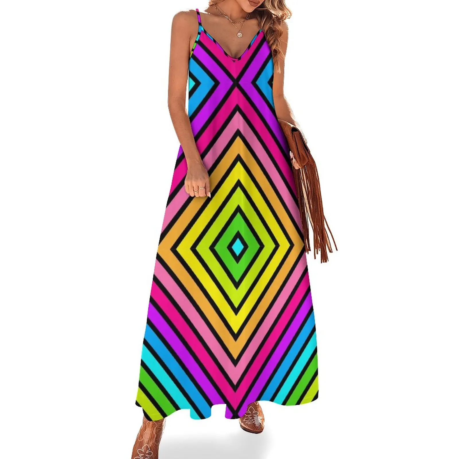 Neon Party Pattern Shirt | Multi-color Neon Fluro Color Pattern | Sleeveless Dress Dress for girls Female dress
Neon Party Pattern Shirt | Multi-color Neon Fluro Color Pattern | Sleeveless Dress Dress for girls Female dress
