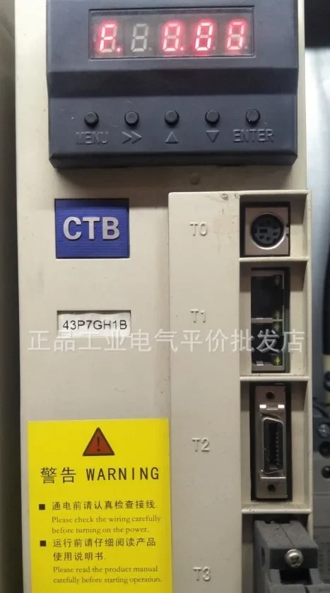 2025.5 Подлинный CTB BKSC-43P7GH1 B Сверхсинхронный драйвер серводвигателя шпинделя переменного тока 3,7 кВт
2025.5 Подлинный CTB BKSC-43P7GH1 B Сверхсинхронный драйвер серводвигателя шпинделя переменного тока 3,7 кВт