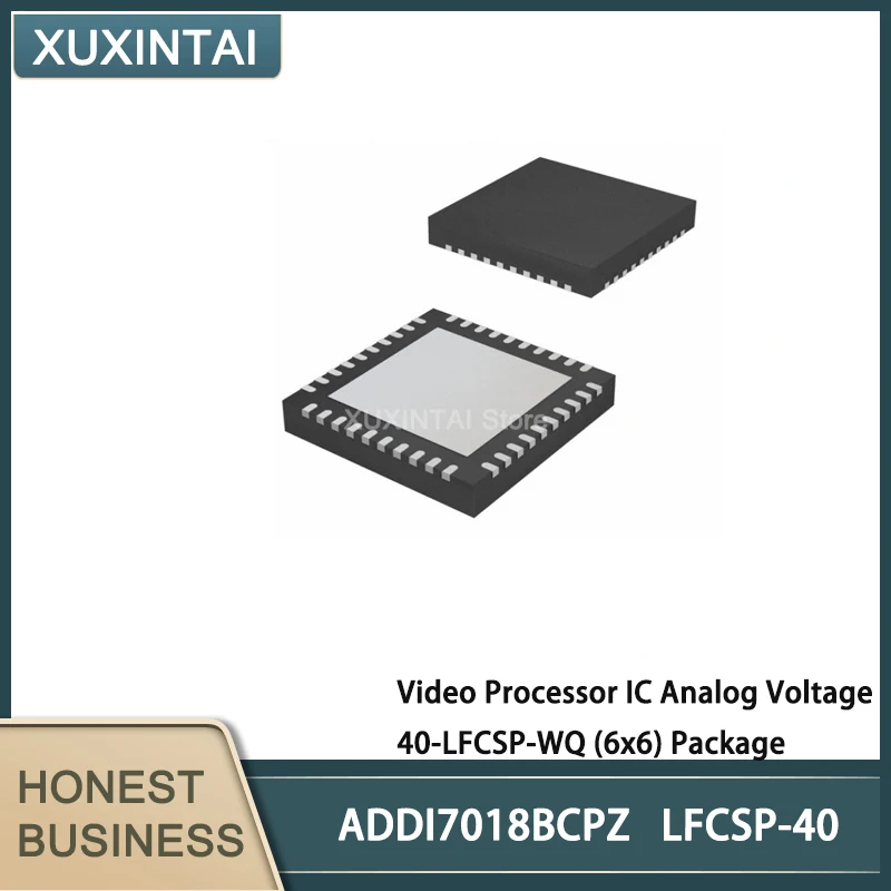 5 шт./Лот Новый оригинальный ADDI7018BCPZ ADDI7018 видеопроцессор IC Аналоговый Напряжение 40-lfcsp-wq (6x6) Пакет
5 шт./Лот Новый оригинальный ADDI7018BCPZ ADDI7018 видеопроцессор IC Аналоговый Напряжение 40-lfcsp-wq (6x6) Пакет