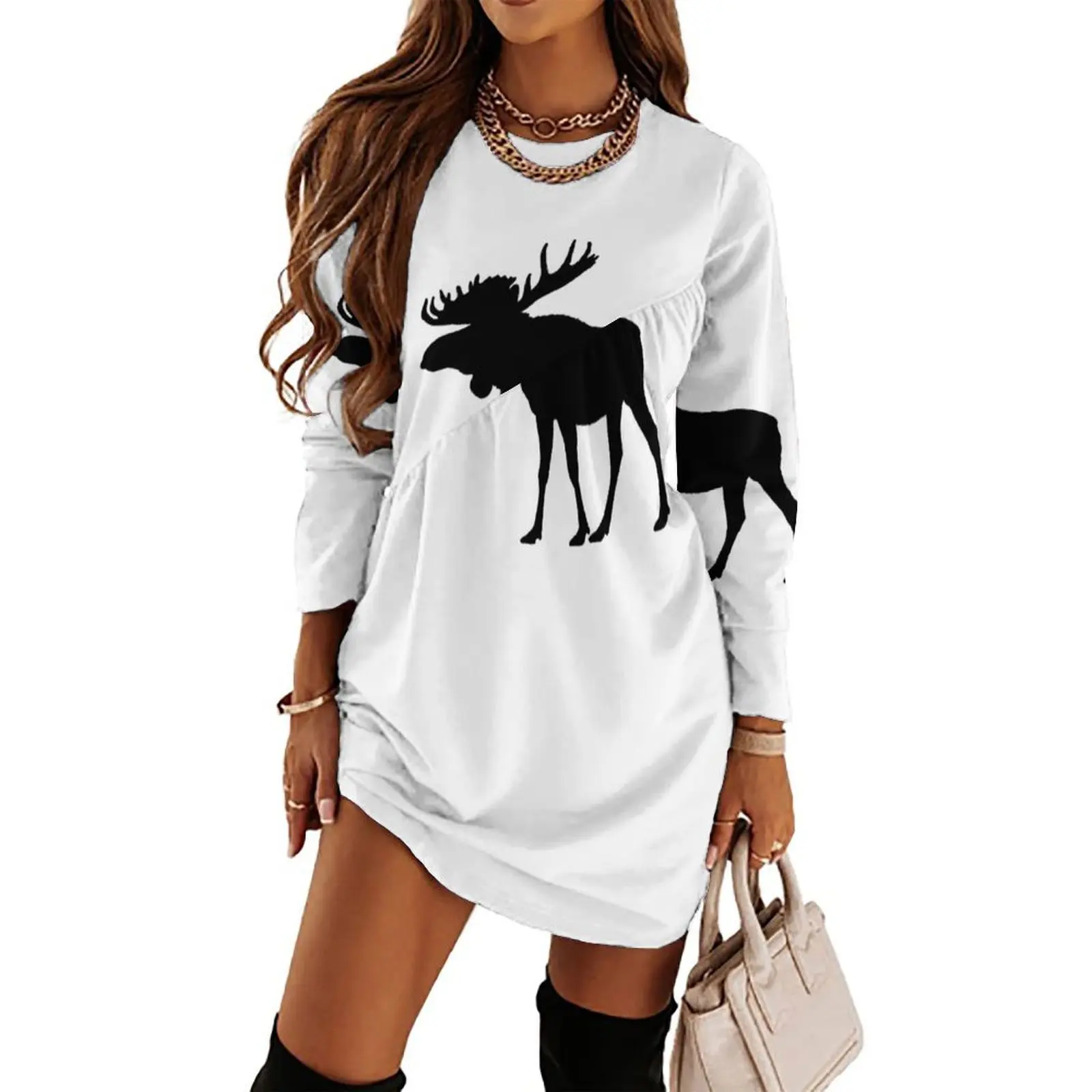 Moose Long Sleeved Dress woman dress elegant dress summer 2024 women elegant party dresses for women 2024
Moose Long Sleeved Dress woman dress elegant dress summer 2024 women elegant party dresses for women 2024