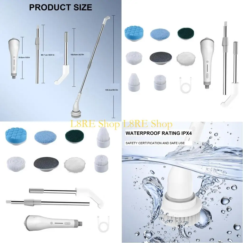 L8RE Floor Cleansing Brush Bathroom Cleansing Brush Long Handle Cleansing Brush Bathroom Scrubbers Wall Cleansing Brush
L8RE Floor Cleansing Brush Bathroom Cleansing Brush Long Handle Cleansing Brush Bathroom Scrubbers Wall Cleansing Brush