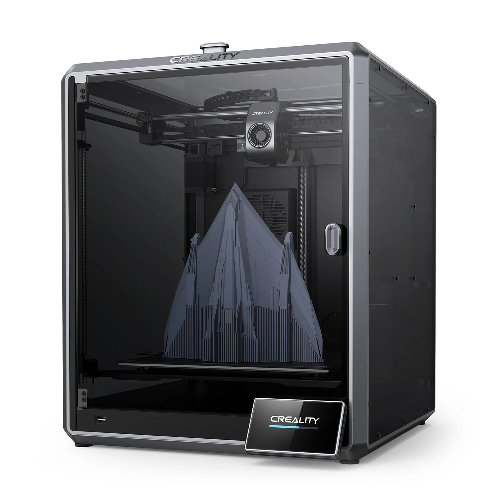 Creality K1 Max FDM 3D Printer CoreXY with 300x300x300mm Large Build Volume 600mm/s Printing Speed Buit-in AI LiDAR and Camera
Creality K1 Max FDM 3D Printer CoreXY with 300x300x300mm Large Build Volume 600mm/s Printing Speed Buit-in AI LiDAR and Camera