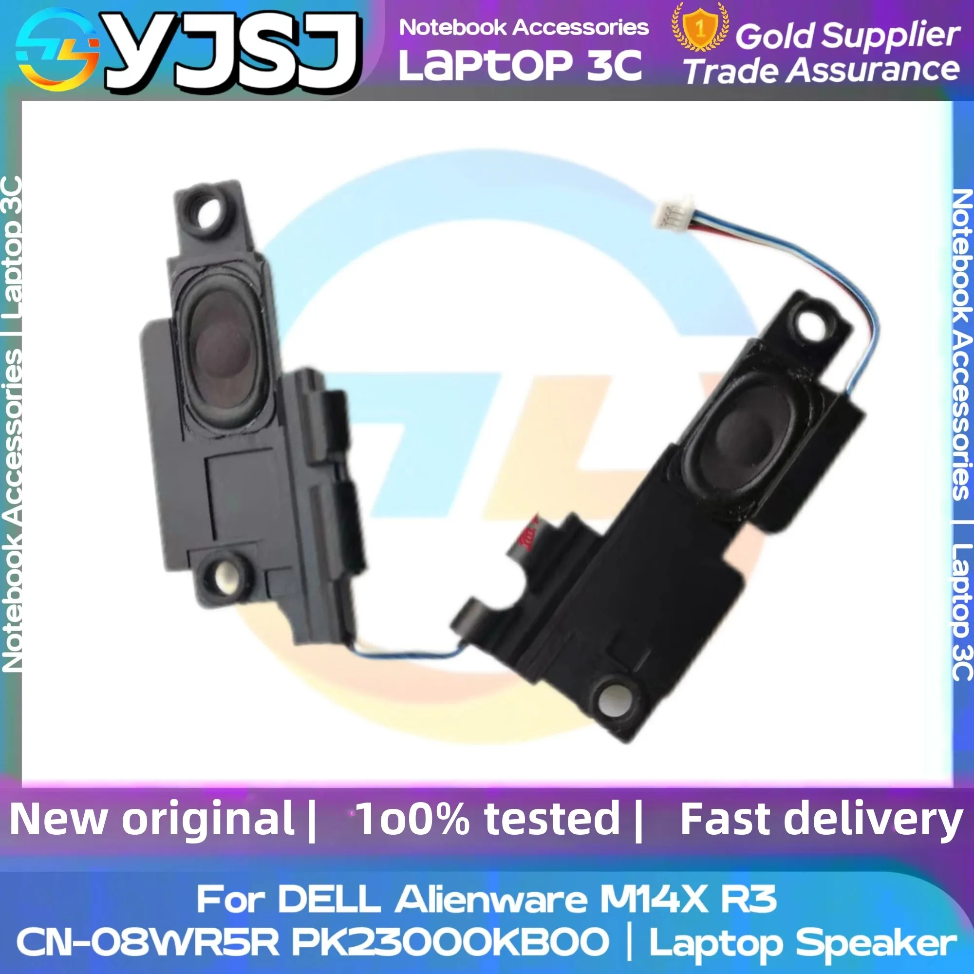 New GENUINE Original Laptop Speaker For DELL Alienware M14X R3 m14x r3 built-in speaker horn audio CN-08WR5R PK23000KB00
New GENUINE Original Laptop Speaker For DELL Alienware M14X R3 m14x r3 built-in speaker horn audio CN-08WR5R PK23000KB00