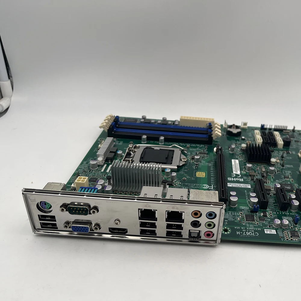 Встроенная настольная материнская плата серии i3 i5 i7 LGA1155 DDR3-1333 МГц для Supermicro C7Q67-H
Встроенная настольная материнская плата серии i3 i5 i7 LGA1155 DDR3-1333 МГц для Supermicro C7Q67-H