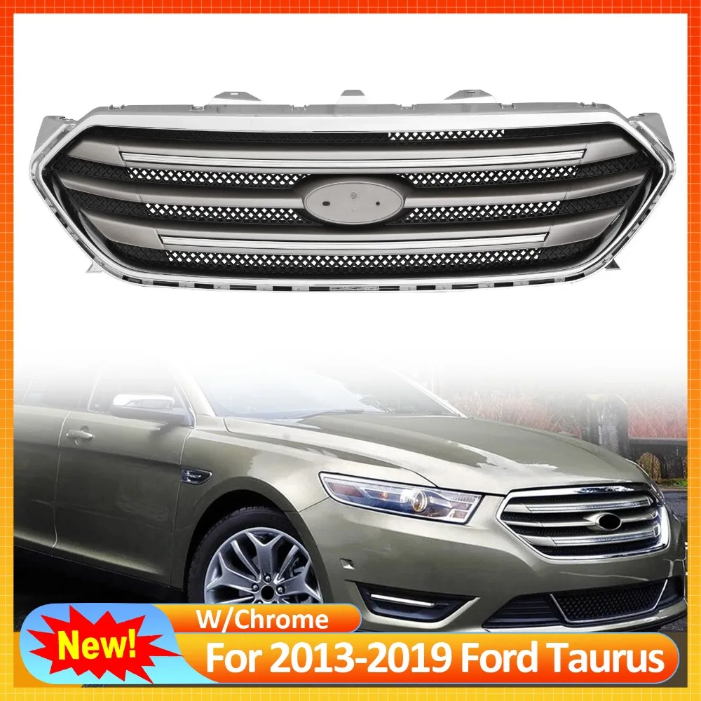 For 2013-2019 Ford Taurus Front Bumper Upper Grille Assembly Chrome Grill ABS
For 2013-2019 Ford Taurus Front Bumper Upper Grille Assembly Chrome Grill ABS