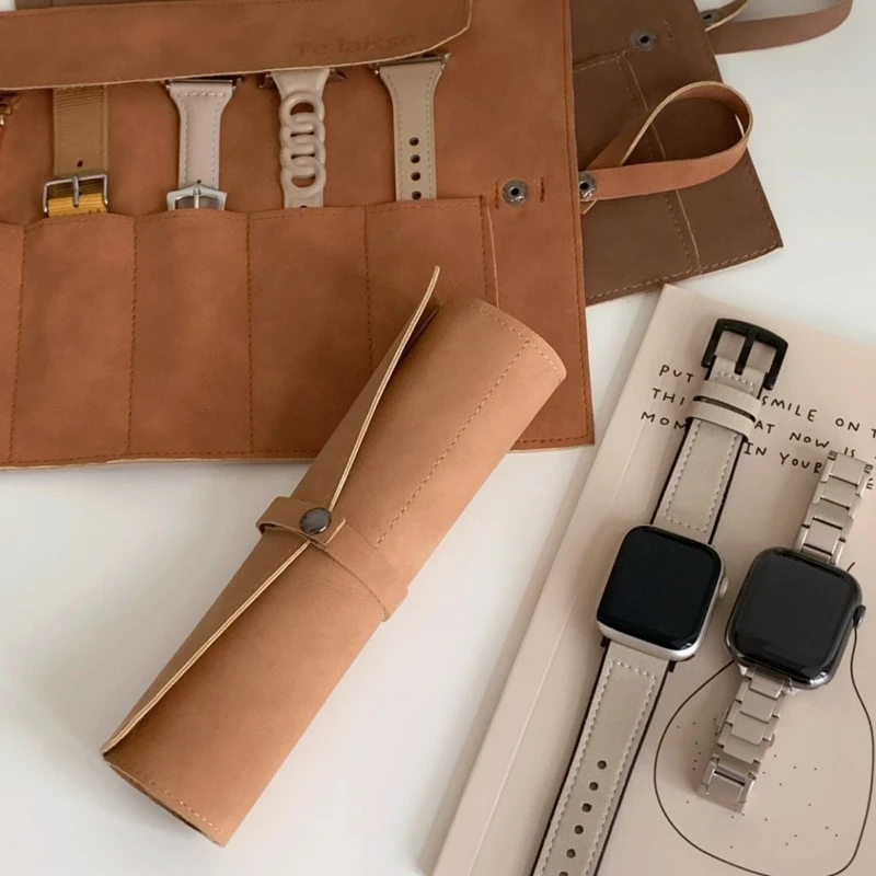 Leather Watch Band Case Roll Small Luxury Personalised Organizer for Straps Storage Watch Holders Display Box Travel Portable
Leather Watch Band Case Roll Small Luxury Personalised Organizer for Straps Storage Watch Holders Display Box Travel Portable
