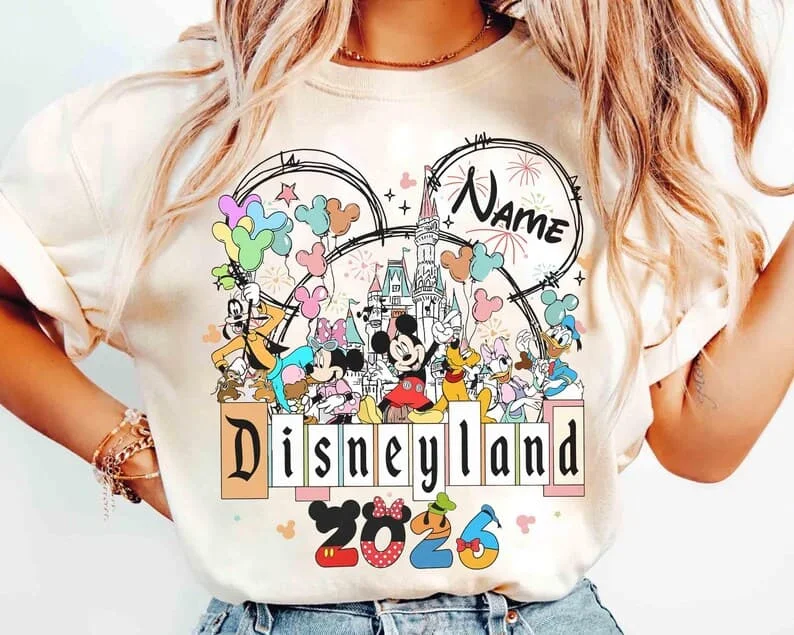 Новая футболка с коротким рукавом Disney Park Birthday 2026 - Детская модная футболка Disney для девочек, для путешествий и активного отдыха, весенне-летняя коллекция
Новая футболка с коротким рукавом Disney Park Birthday 2026 - Детская модная футболка Disney для девочек, для путешествий и активного отдыха, весенне-летняя коллекция
