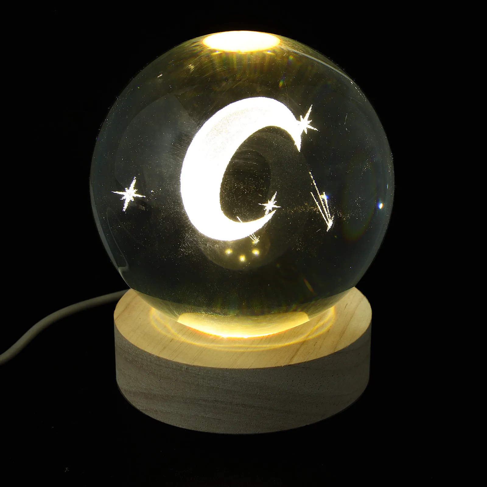 Moon Crystal Ball Night Light 3D LED Moon Lamp Wooden Base Bedroom Decor Kids Friends Colorful LED Light USB Sphere Lamp
Moon Crystal Ball Night Light 3D LED Moon Lamp Wooden Base Bedroom Decor Kids Friends Colorful LED Light USB Sphere Lamp