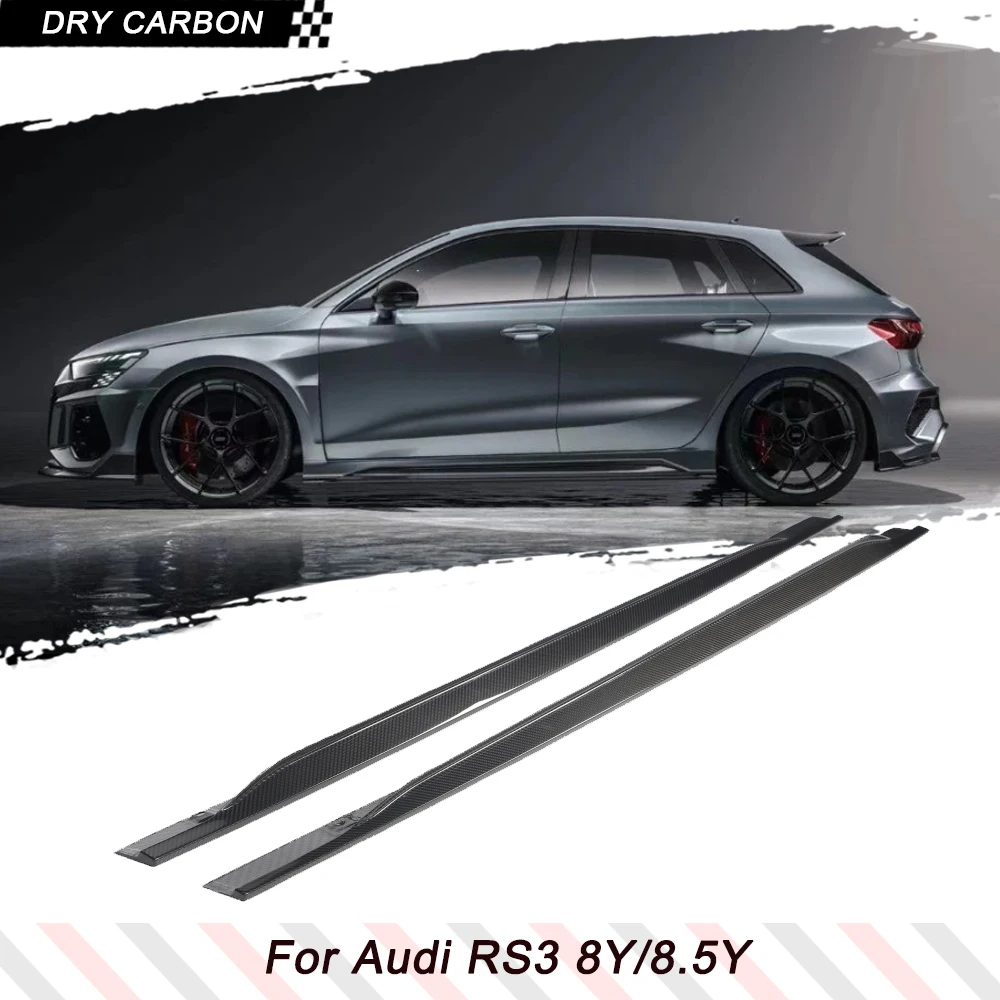 Боковые юбки (накладки) из сухого карбона для Audi RS3 8Y/8.5Y (2022-2026), седан/спортбэк, расширители порогов, обвесы, накладки на пороги
Боковые юбки (накладки) из сухого карбона для Audi RS3 8Y/8.5Y (2022-2026), седан/спортбэк, расширители порогов, обвесы, накладки на пороги