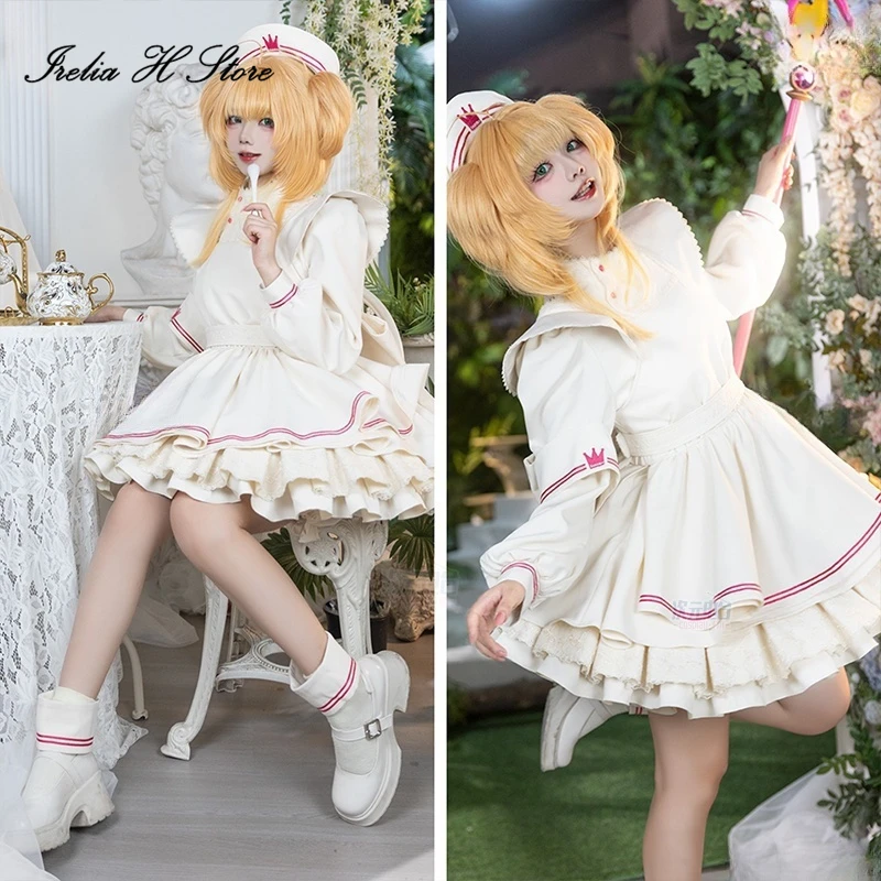 Irelia H Store KINOMOTO SAKURA Аниме Card Captor Sakura Косплей Костюм Киномото Сакура Платье медсестры Бое платье женский Hal
Irelia H Store KINOMOTO SAKURA Аниме Card Captor Sakura Косплей Костюм Киномото Сакура Платье медсестры Бое платье женский Hal