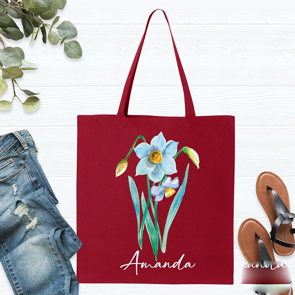 Lined Cotton Canvas Tote Bag Custom Birth Flower Personalized Name Bag For Mom Grandma Home Storage And Garden Daily Use
Lined Cotton Canvas Tote Bag Custom Birth Flower Personalized Name Bag For Mom Grandma Home Storage And Garden Daily Use