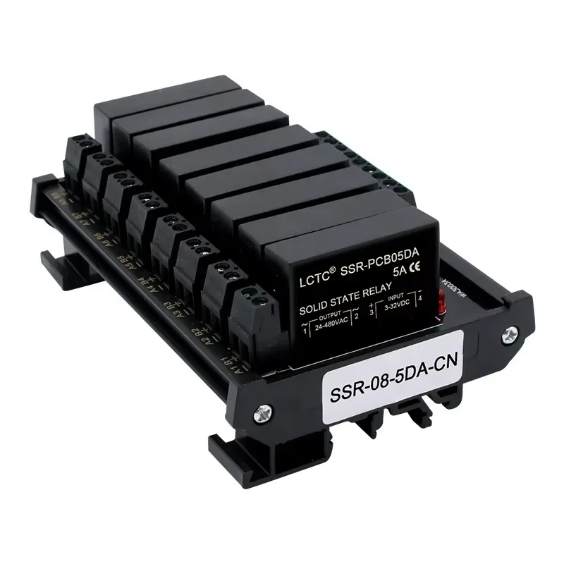 8 C hannels 5A DIN Rail Mounted DC Control Module High Power Solid State AC/DC Relay Common Positive/Negative Sealed Protect
8 C hannels 5A DIN Rail Mounted DC Control Module High Power Solid State AC/DC Relay Common Positive/Negative Sealed Protect