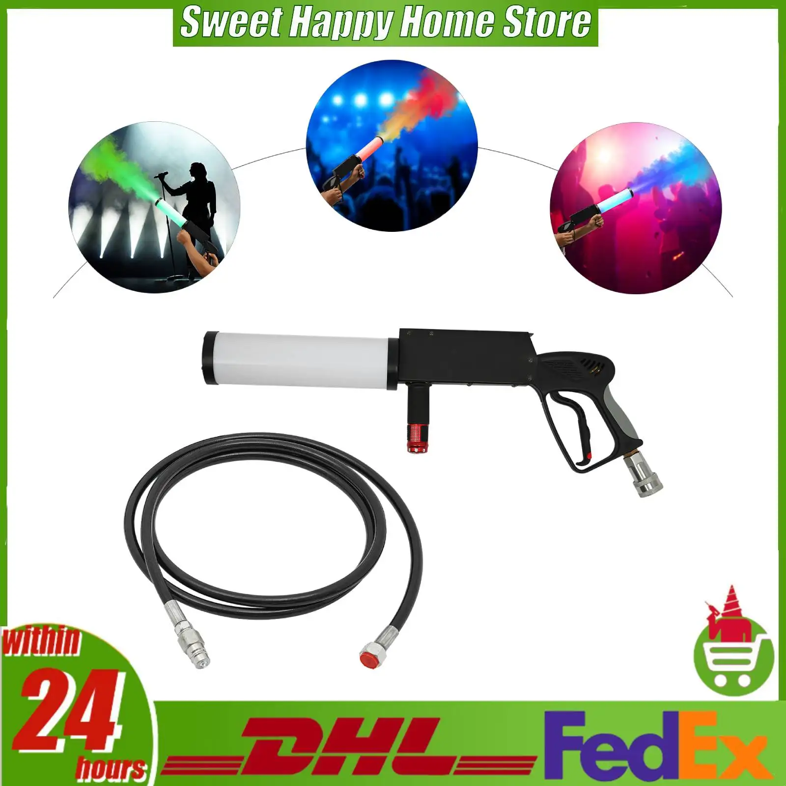 CO2 Jet Machine LED Co2 Handheld Smoke Machine with RGB Light 16.4-32.8ft Spray Distance 5-6Mpa for Stage DJ Party Nightclub
CO2 Jet Machine LED Co2 Handheld Smoke Machine with RGB Light 16.4-32.8ft Spray Distance 5-6Mpa for Stage DJ Party Nightclub