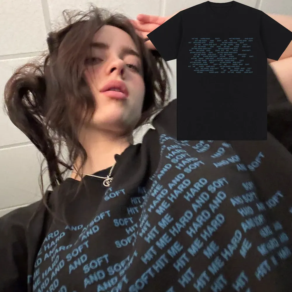Hit Me Hard and Soft 2024 Tour Футболка Мужчины Женщины Мода Хип-хоп Футболки 100_ Хлопок Свободные футболки с короткими рукавами Подарочные топы для фанатов
Hit Me Hard and Soft 2024 Tour Футболка Мужчины Женщины Мода Хип-хоп Футболки 100_ Хлопок Свободные футболки с короткими рукавами Подарочные топы для фанатов