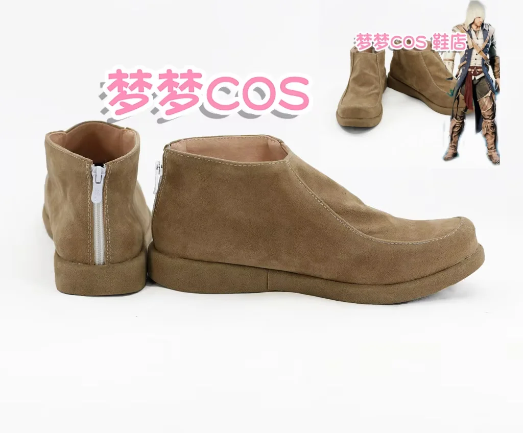 Game Connor Kenway Cosplay Shoes Handmade Faux Leather Boots Halloween Carnival Boots Custom Made
Game Connor Kenway Cosplay Shoes Handmade Faux Leather Boots Halloween Carnival Boots Custom Made