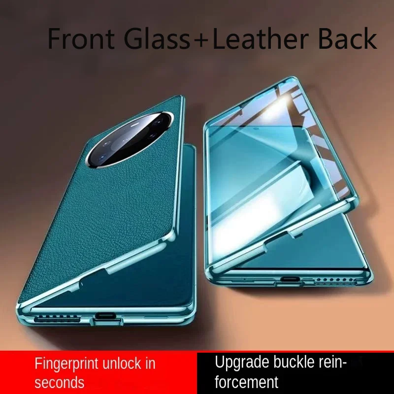 Metal Magnetic Phone Case for Huawei Mate 80 40 30 60 70 Pro Tempered Glass Double Sided Lens Protect Leather Back Cover Cases
Metal Magnetic Phone Case for Huawei Mate 80 40 30 60 70 Pro Tempered Glass Double Sided Lens Protect Leather Back Cover Cases