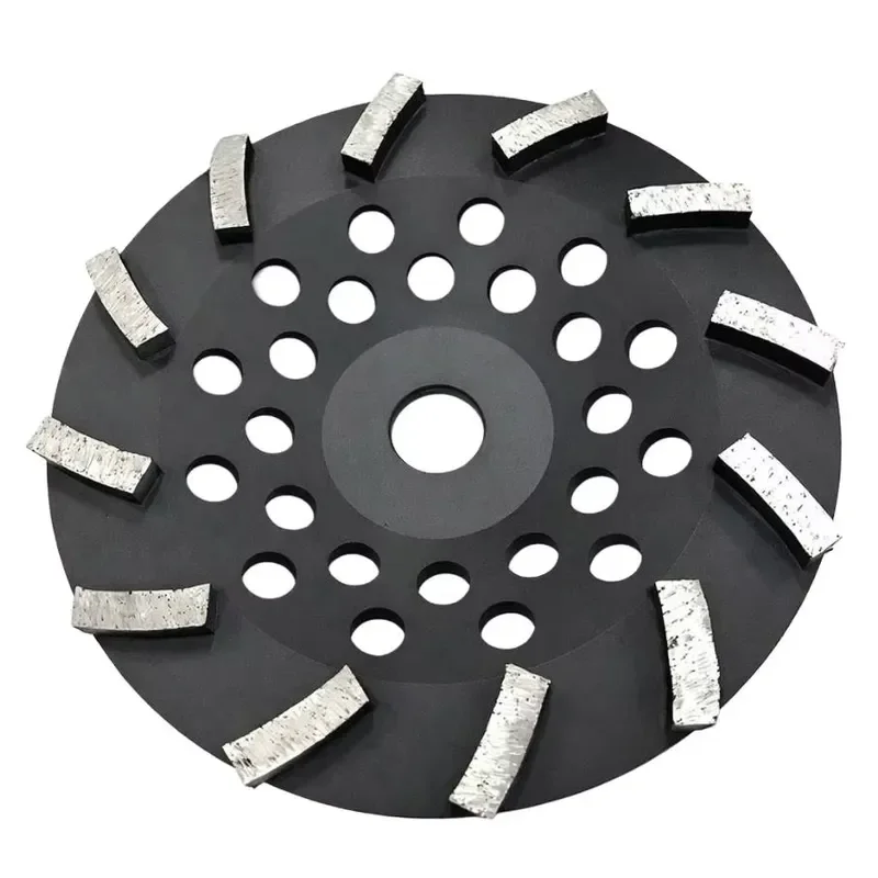 7 Inch / 180mm Metal Bond Diamond Cup Wheel with 12 Rapid Segments for Concrete Floor Grinding and Surface Preparation
7 Inch / 180mm Metal Bond Diamond Cup Wheel with 12 Rapid Segments for Concrete Floor Grinding and Surface Preparation