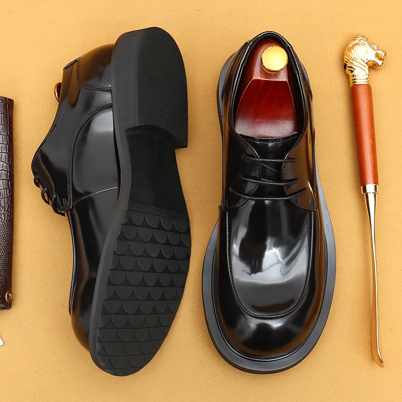 Men'S Genuine Leather Vintage High Quality Shoes Luxury Wedding Formal Dress Classic Elegant Italian Black Shoe
Men'S Genuine Leather Vintage High Quality Shoes Luxury Wedding Formal Dress Classic Elegant Italian Black Shoe
