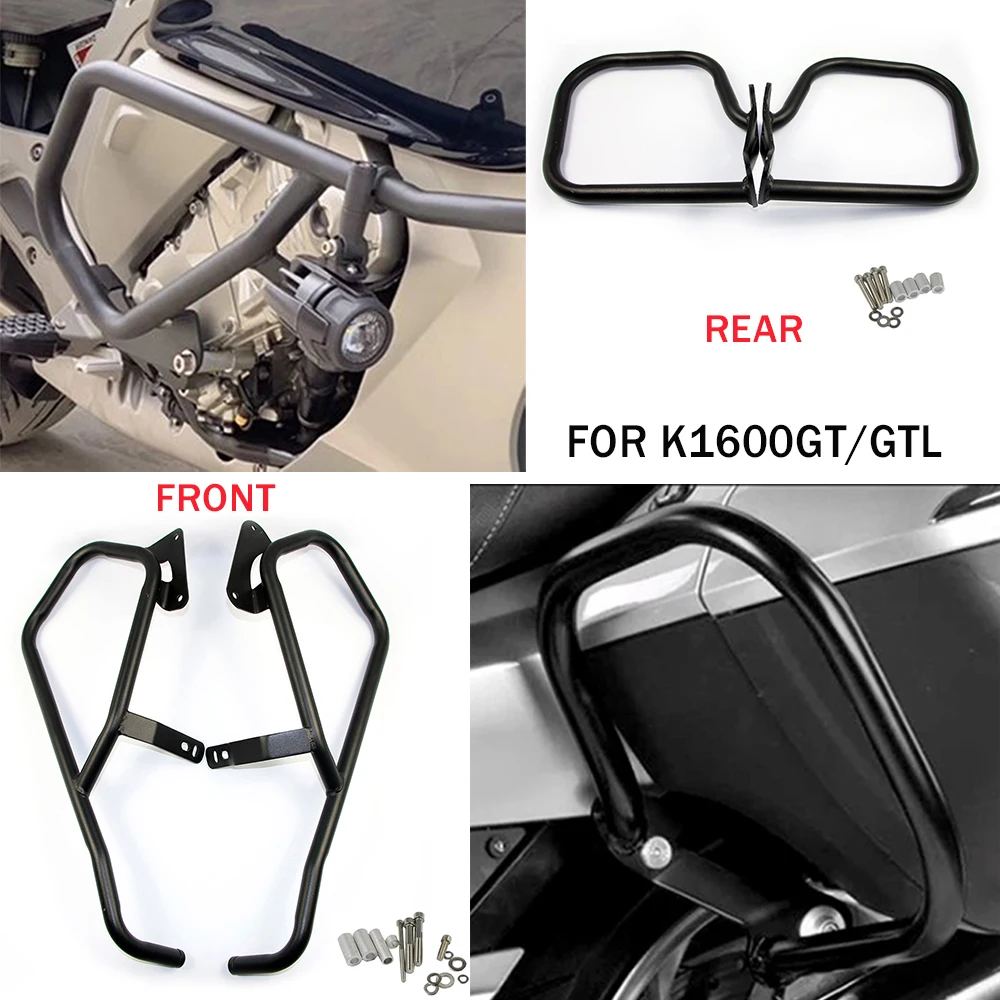 For BMW K1600GTL K1600GT K1600 GT K 1600 GTL 2011-2023 Motorcycle Engine Guard Highway Crash Bar Frame Bumper Cage Protector
For BMW K1600GTL K1600GT K1600 GT K 1600 GTL 2011-2023 Motorcycle Engine Guard Highway Crash Bar Frame Bumper Cage Protector