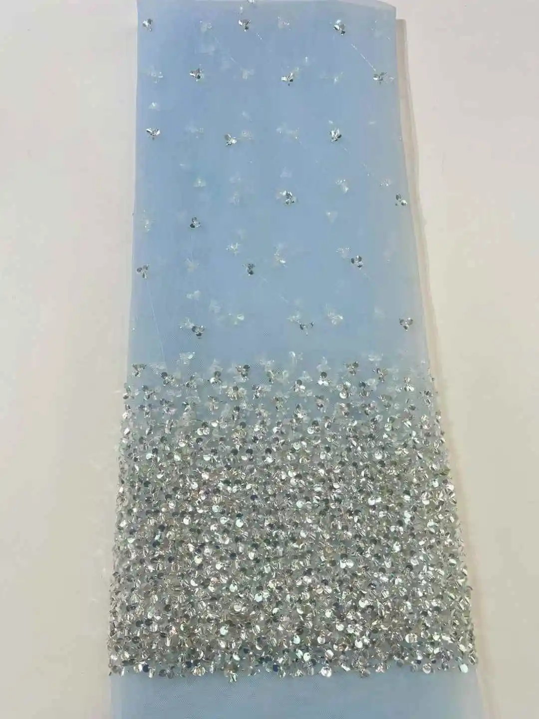 2025 African Lace Fabric Sequins Beaded Embroidery Nigerian Bridal High Quality French Tulle Lace Fabric For Wedding
2025 African Lace Fabric Sequins Beaded Embroidery Nigerian Bridal High Quality French Tulle Lace Fabric For Wedding