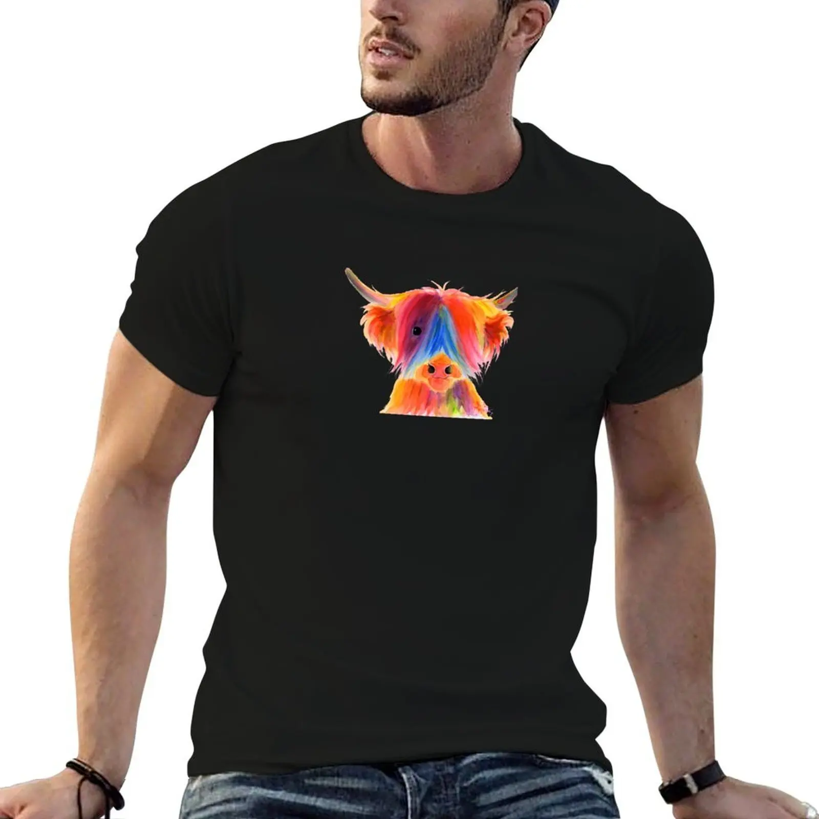 Scottish Highland Cow ' PANCAKE ' by Shirley MacArthur T-Shirt t shirt man luxury t shirt man designer T-Shirt
Scottish Highland Cow ' PANCAKE ' by Shirley MacArthur T-Shirt t shirt man luxury t shirt man designer T-Shirt
