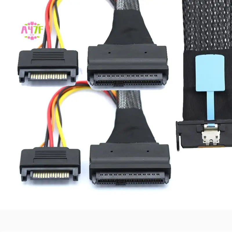 A47F-Server Adapter Cable Slimline SAS MCIO 8I 74P To 2-SFF 8639+15P Power Supply Server Multifunction Cable
A47F-Server Adapter Cable Slimline SAS MCIO 8I 74P To 2-SFF 8639+15P Power Supply Server Multifunction Cable
