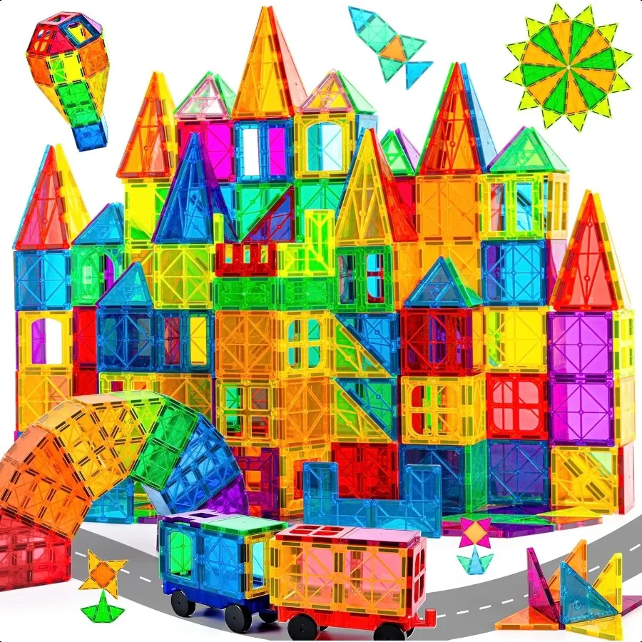cossy 120Pcs Magnetic Tiles Magnetic 3D Building Blocks Set Educational Construction Toys for 3+ Year with Stronger Magnets Edu
cossy 120Pcs Magnetic Tiles Magnetic 3D Building Blocks Set Educational Construction Toys for 3+ Year with Stronger Magnets Edu