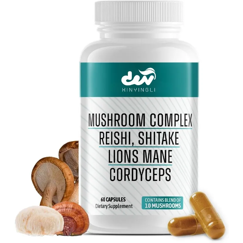 Содержит 10 типов функциональных грибов, лев-грива, Ganoderma lucidum, Cordyceps sinensis и 7 других капсул, с 60 капсулами.
Содержит 10 типов функциональных грибов, лев-грива, Ganoderma lucidum, Cordyceps sinensis и 7 других капсул, с 60 капсулами.