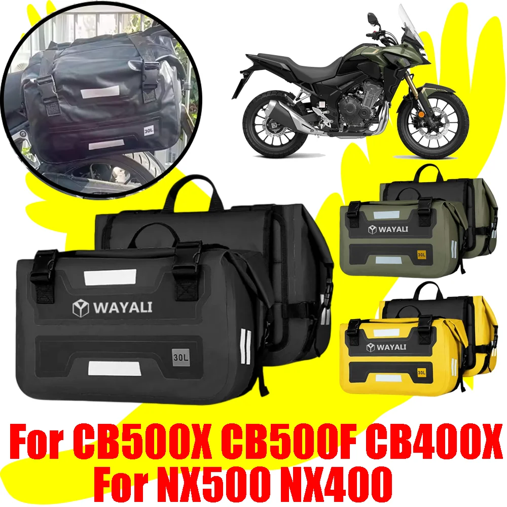 For HONDA CB500X CB500F CB400X NX500 NX400 Motorcycle Saddle Bag Quick Release Pannier Luggage Storage Bags Waterproof Bag 60L
For HONDA CB500X CB500F CB400X NX500 NX400 Motorcycle Saddle Bag Quick Release Pannier Luggage Storage Bags Waterproof Bag 60L