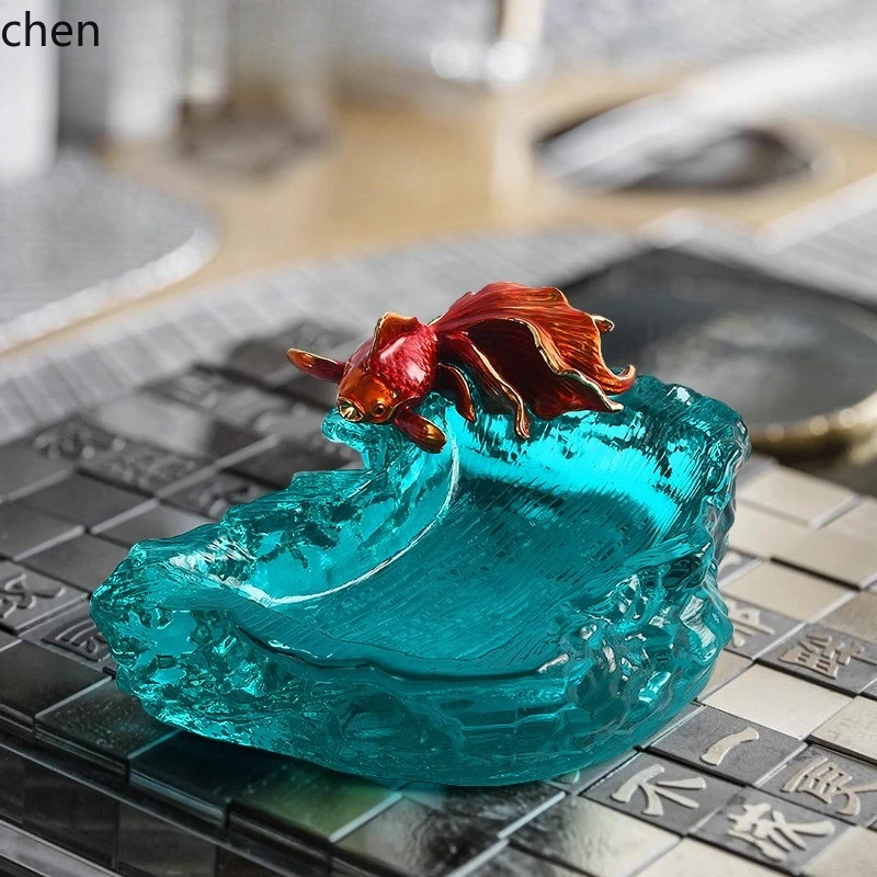 ZML Glass Ashtray Decoration Model Room Desktop High-end Office Coffee Table Ornament
ZML Glass Ashtray Decoration Model Room Desktop High-end Office Coffee Table Ornament