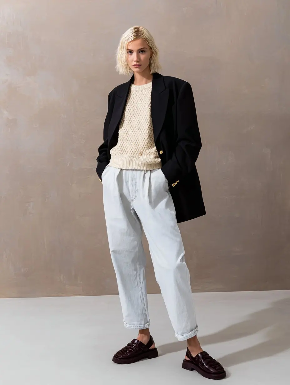 Mia Muse Select Women's Blazer Autumn Business 2025 Plain Lapel Long Sleeve Midi Office Blazer
Mia Muse Select Women's Blazer Autumn Business 2025 Plain Lapel Long Sleeve Midi Office Blazer
