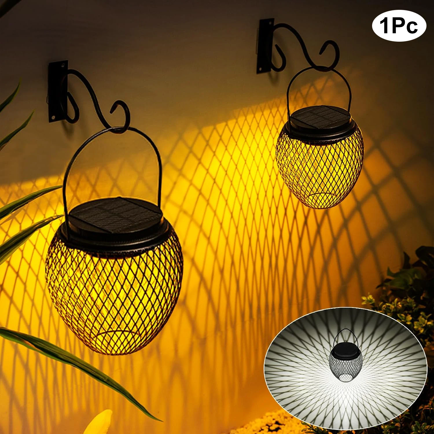 Outdoor Solar Hanging Lantern Lights Metal Decorative Garden Lamps Lighting for Garden Patio Courtyard Lawn Pathway Tree Decor
Outdoor Solar Hanging Lantern Lights Metal Decorative Garden Lamps Lighting for Garden Patio Courtyard Lawn Pathway Tree Decor