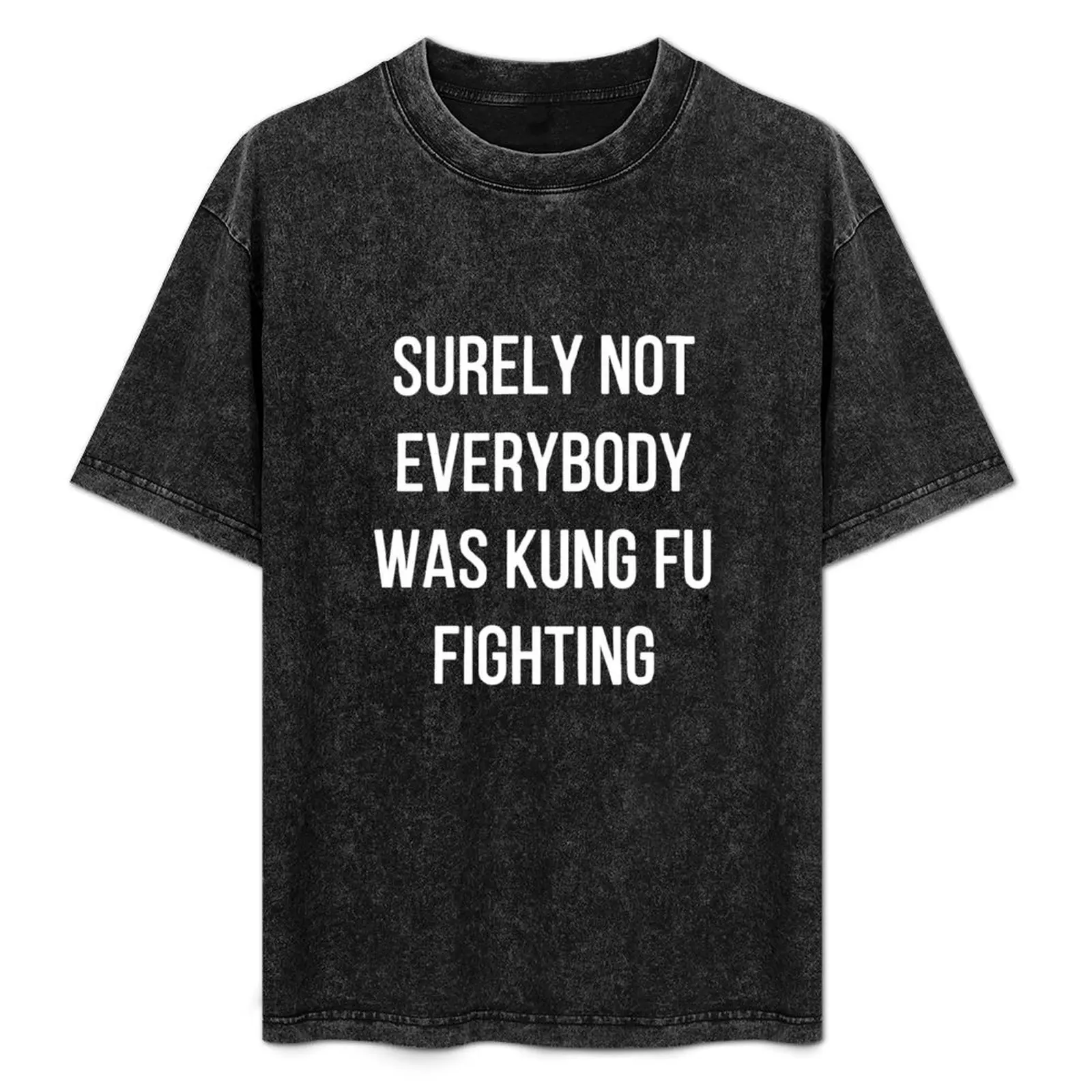 Surely Not Everybody Was Kung-Fu Fighting Mens T-Shirt Trendy Pattern T-Shirt for Men
Surely Not Everybody Was Kung-Fu Fighting Mens T-Shirt Trendy Pattern T-Shirt for Men